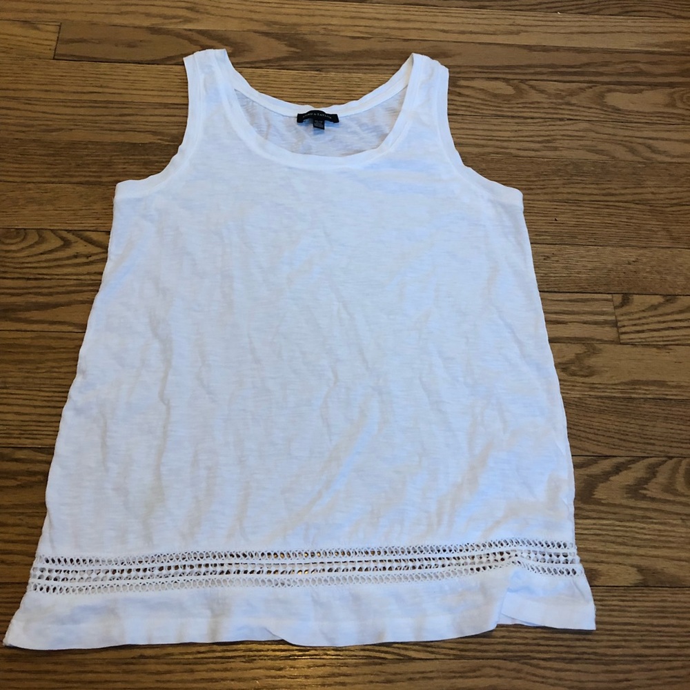 Lord & Taylor sleeveless cutout top